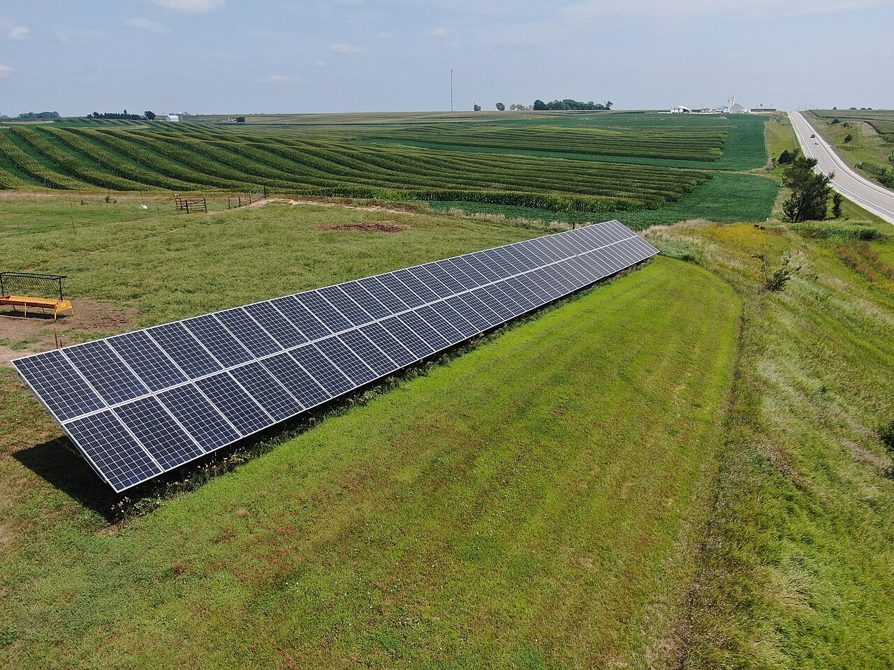 Inspection de panneaux solaires en toiture